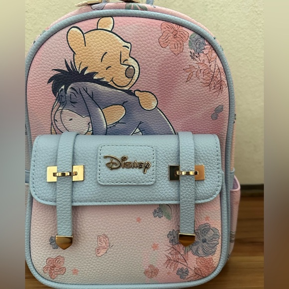 NWT Ruz Wondapop Disney Winnie the Pooh Eeyore Pink and Blue Backpack - Picture 2 of 4